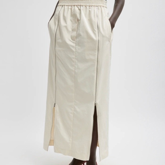 EUC Tibi Nylon Zipper Maxi Skirt - Picture 3 of 8